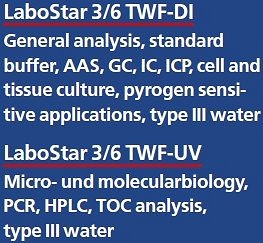 SG LaboStar 3 TWF UV ultra tiszta víztisztító